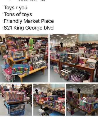 TOYS R U
MARKED UP TO 50% off retail 
Great savings