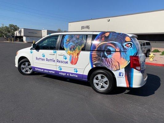 They did an amazing job with the wrap on my van! It turned out exactly as I imagined it! Best price in town too!