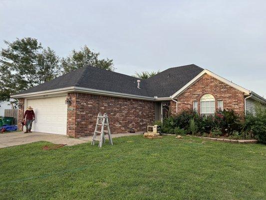 Neighbors roof finished!