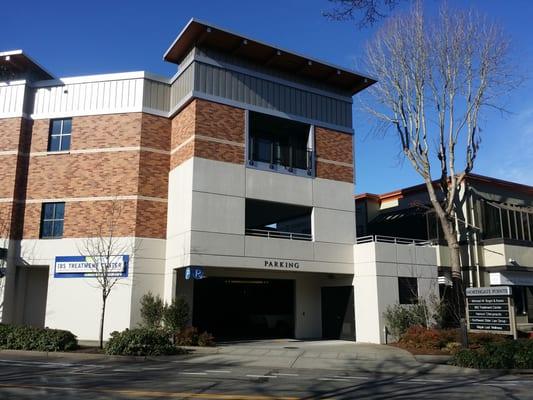 Parking Entrance from Pinehurst