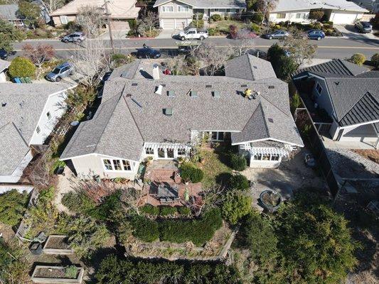 Large Shingle Roof