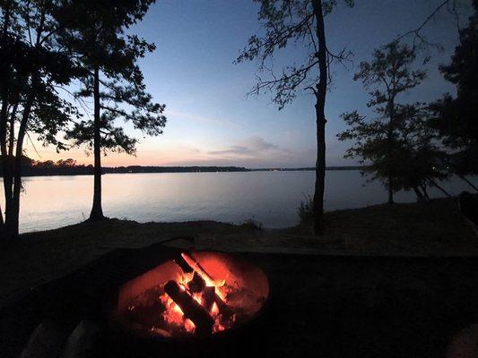 Final night fire, site #37