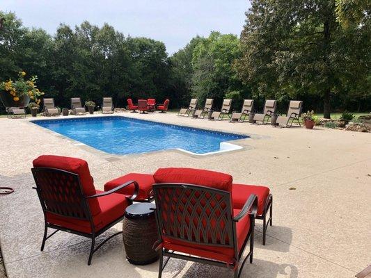 Relax Pool Side In One Of The Many Plush Lounge Chairs.