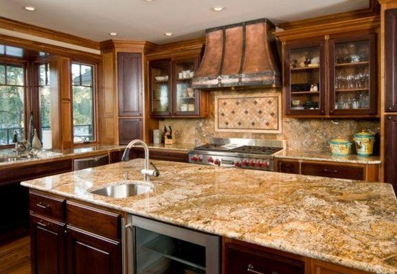 Granite countertop care.