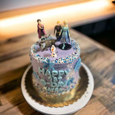 Frozen Theme Custom Cake