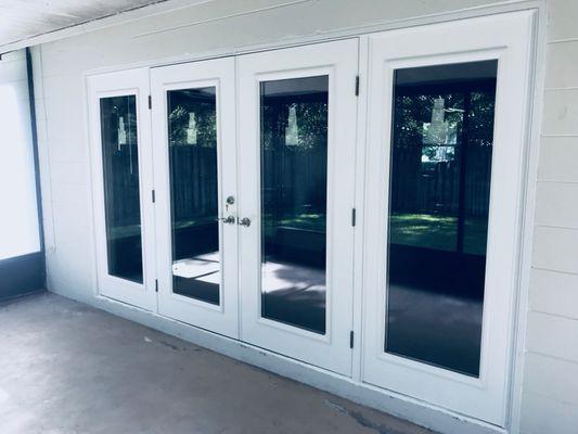 French doors and sidelites