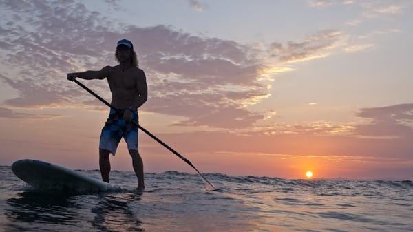 Check out our site for sunset paddles... The water is finally getting warm let's go.