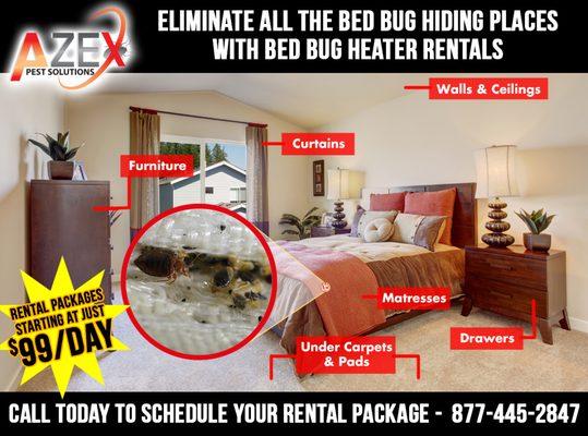 Rent Bed Bug Heaters Arizona