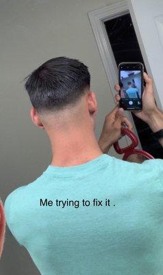 Fix the zero fade line myself...