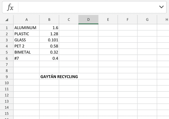 Gaytan  Recycling