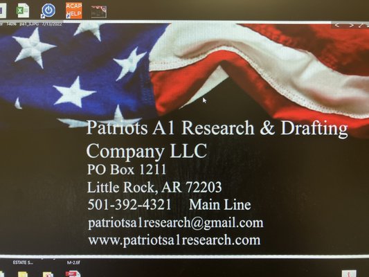 Patriots A1 Research & Drafting Company