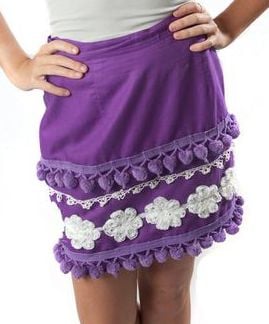 Upcycled vintage skirts!