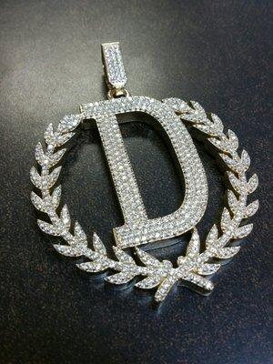 Custom D pendant