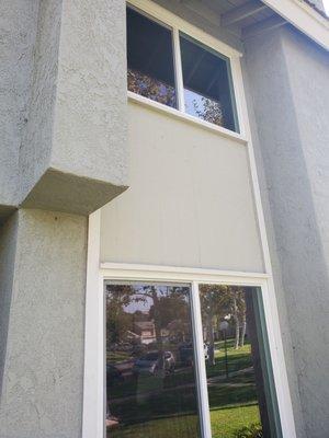 Front windows  upper and lower