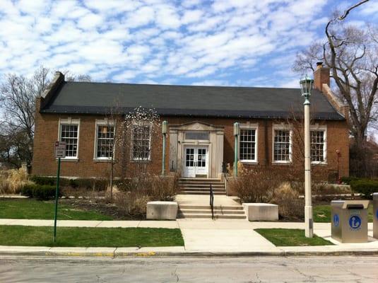 Front of the library