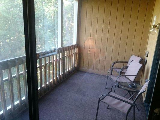 Screened patio