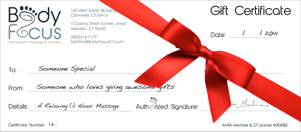 So that special person in your life how much you love them and buy them a gift certificate today.