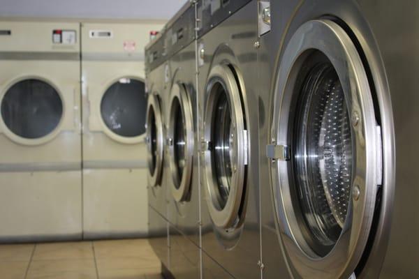 Large capacity front load washers to get your laundry done quickly or if you have blankets, comforters, or other large items.