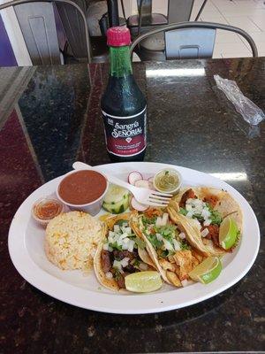 Tacos platter