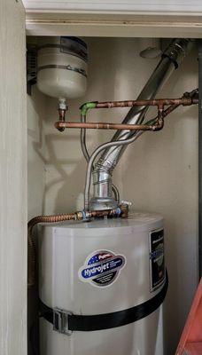 Water heater install