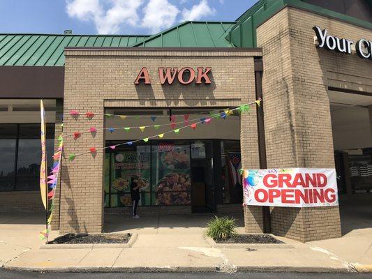 A wok Grand opening