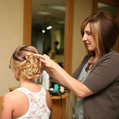 Bridal hair