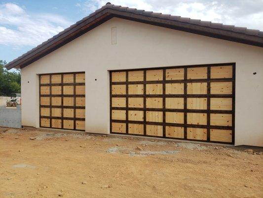 Custom design garage doors