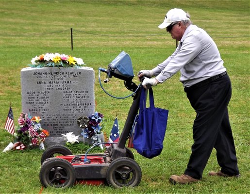 September 2020 a GPR Survey located 16 unmarked graves containing 17 remains in the 1764 Clowser Family Cemetery.