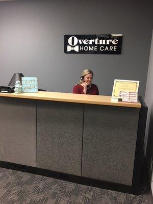 Our new office lobby. We have expanded! Come visit our new location on South University, one mile from TCU.