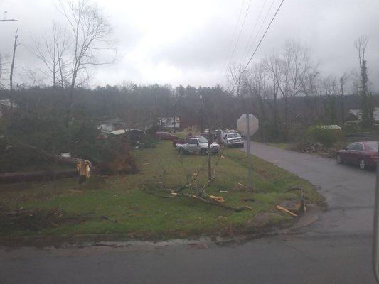 Storm damage