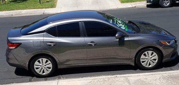 Ceremic tint. Made my Sentra look even better.