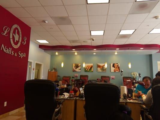 Love getting my nails done here. So relaxing with friendly staff.