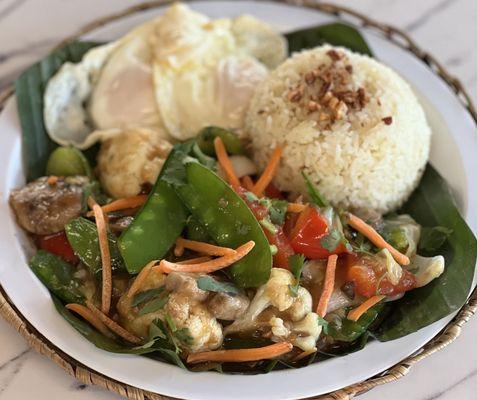 Vegetable Stir Fry Silog