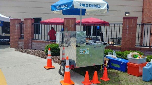 Daisy Doggz Hot Dog Stand at Empath Health in Brooksville.