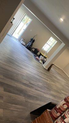 Excellent installation of vinyl floors