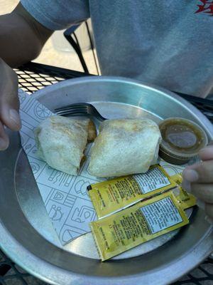 The clutch breakfast burrito