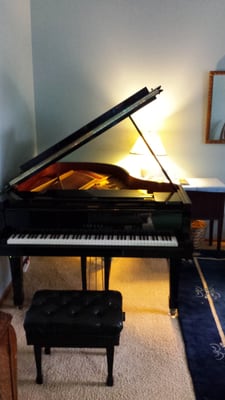 Private piano lesson studio.