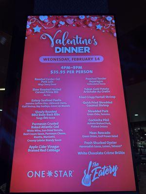 Valentine's Buffet