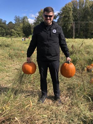 Pick your own pumpkin field!