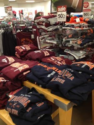 Lots of Hokie wear!