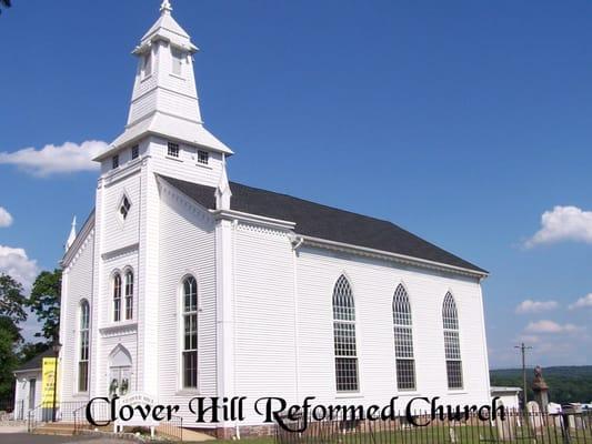 Lovely country church surrounded by breathtaking views.