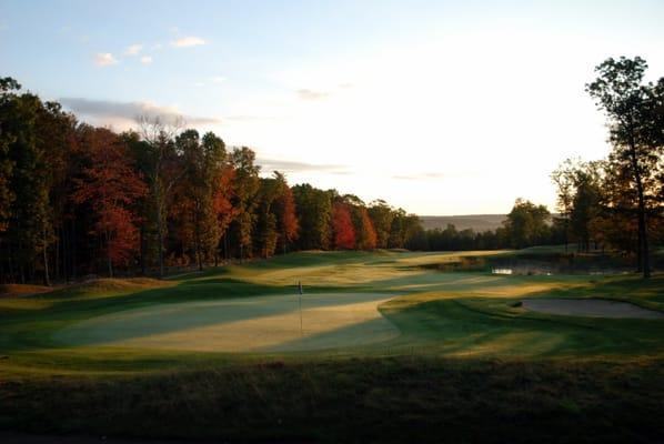 View looking back on our 14th hole.