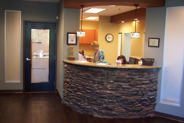 The front desk