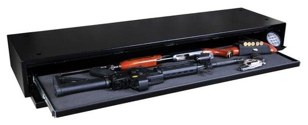 The American Security Defense Vault is constructed of 14 ga. steel with a unique 5-point slide locking bar and features a foa...