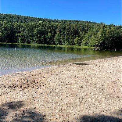 Swimming beach