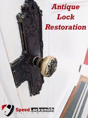 Antique lock restoration