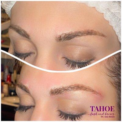 Microblading touch up