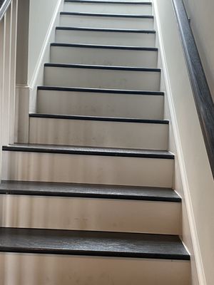 Stairwell trim and steps