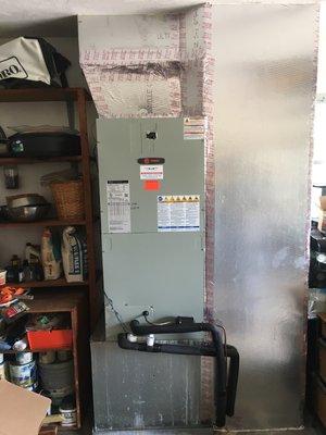 legacy air handler in garage