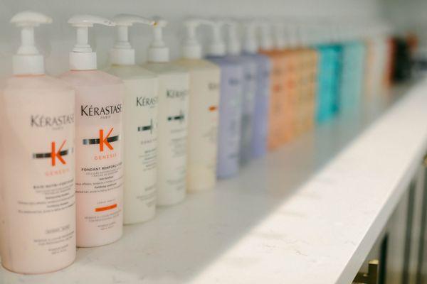 Lined up and ready to go. Kerastase at Gray & Graham